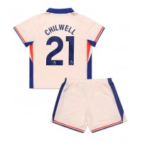 Chelsea Ben Chilwell #21 Bortedraktsett Barn 2024-25 Kortermet (+ Korte bukser)